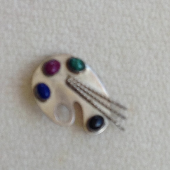 Artist pallet pin - Picture 1 of 1